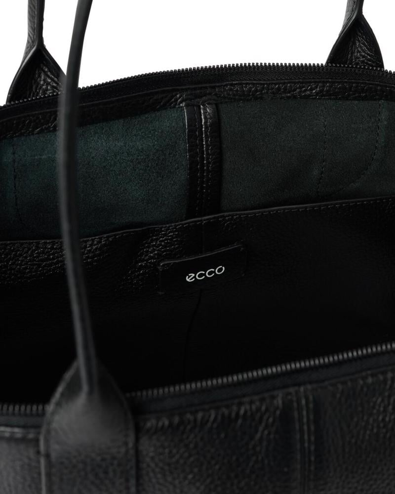 Siyah ECCO Tote Go Light Soft Leather
