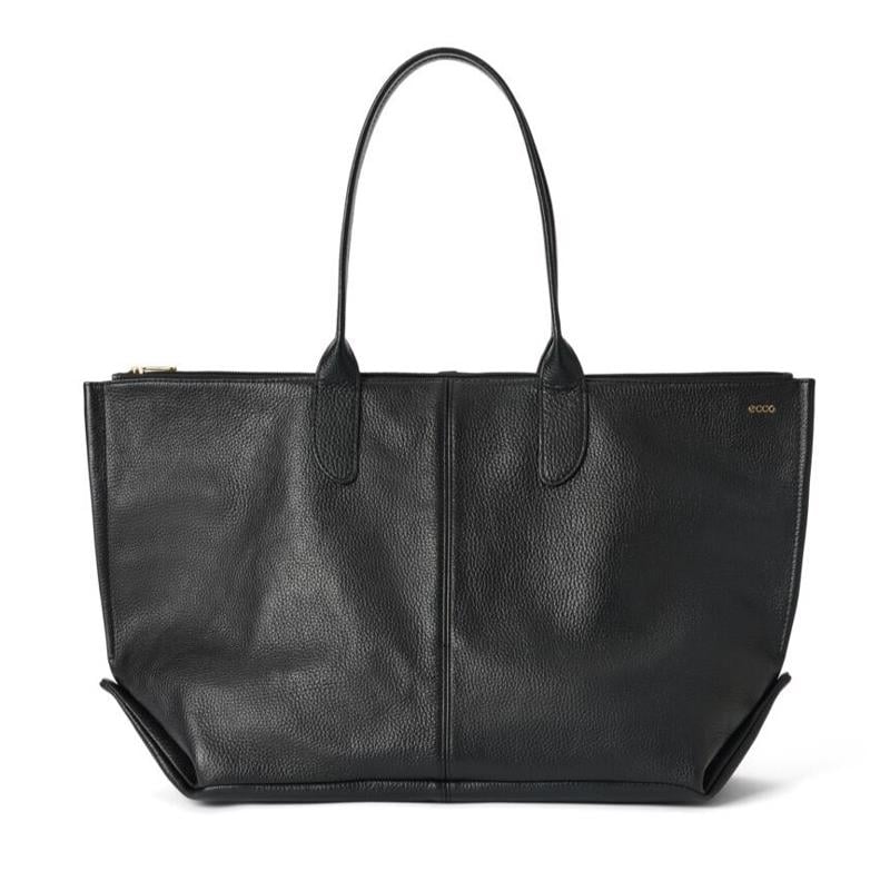 Siyah ECCO Tote Go Light Soft Leather