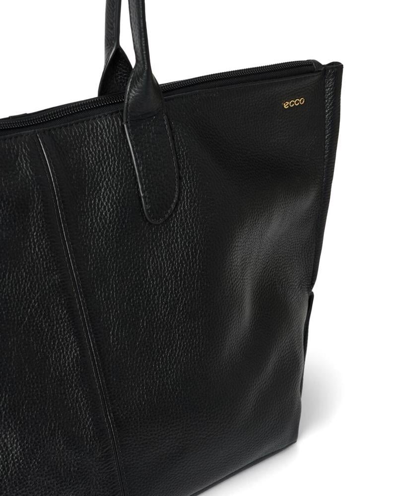 Siyah ECCO Tote Go Light Soft Leather