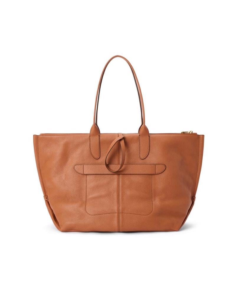 Camel ECCO Tote Go Light Soft Leather