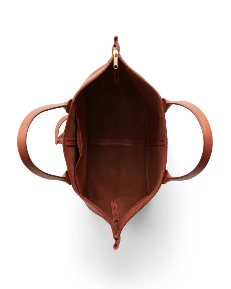 Camel ECCO Tote Go Light Soft Leather