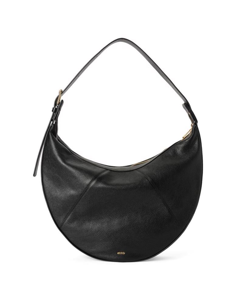 Siyah ECCO Fortune Bag L Pebbled Leather