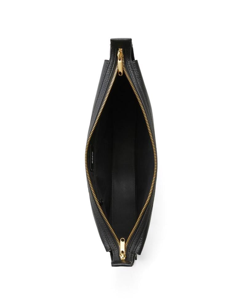 Black ECCO Fortune Bag M Pebbled Leather