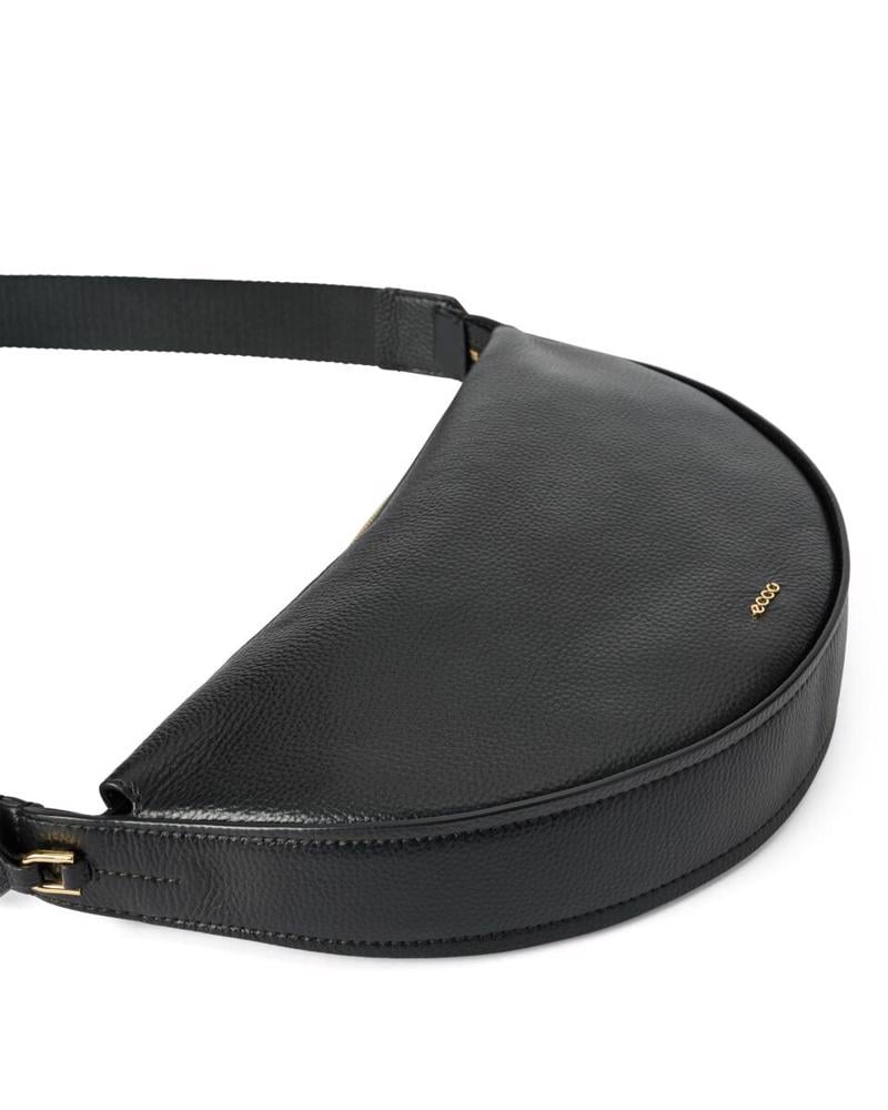 Black ECCO Fortune Bag M Pebbled Leather