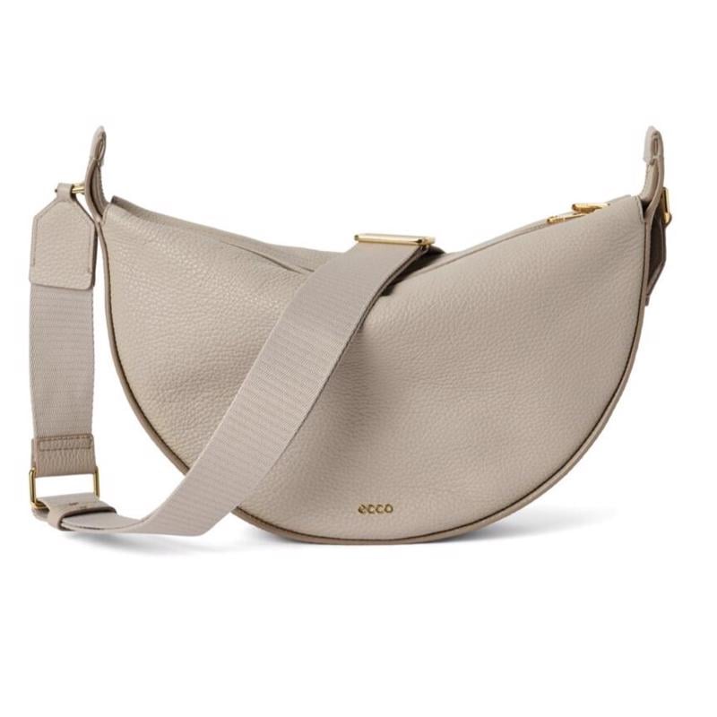 Bej ECCO Fortune Bag M Pebbled Leather